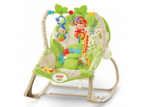 Fisher Price Infart to Toddler Rocker Rainforest Friends Šūpuļkrēsls 
